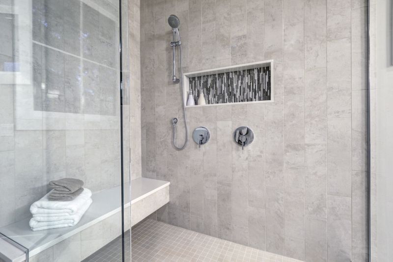 Tile and Glass Shower